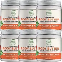 Petal Fresh - Body Butter Mandarin & Mango - 6 Pak - Voordeelverpakking