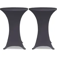 vidaXL Tafelhoes stretch antraciet 2st