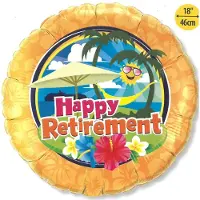 Qualatex Happy Retirement Folieballon 45 cm