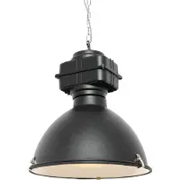 QAZQA Industriële hanglamp zwart 53,5 cm - Sicko