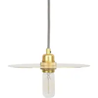 Frama Circle Shade Hanglamp Brass