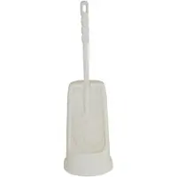 Betra Witte toiletborstel / wc-borstel met houder 16 x 16 x 39 cm - Toiletborstels