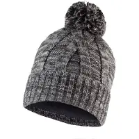 Buff Muts Kids Knitted & Fleece Band Hat Blein Grey