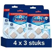 Finish Machinereiniger - Tijdens de Wasbeurt - 4 x 3 stuks - Voordeelverpakking