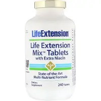 Life Extension - Mix Tabletten met Extra Niacine - 240 Tabletten