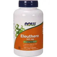 Now , Eleuther, 500 mg, 250 Veg Kapsules