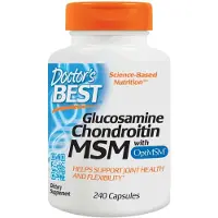 Doctors Best - Glucosamine Chondroïtine MSM met OptiMSM - 240 capsules