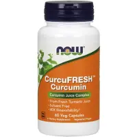 Now , CurcuFresh Curcumine, 60 Veg Kapsules