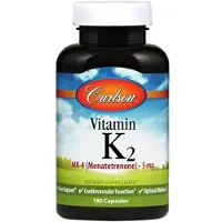 Carlson Labs - Vitamine K2 MK-4, 5mg - 180 capsules