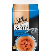 Sheba 4x - Classic Soup Tonijn - Kattenvoer - 4x40 g