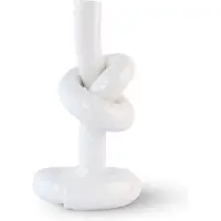 Werkwaardig Knotted Candleholder - Kandelaar - Porselein - Wit