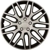 Versaco Wieldoppen Dakar Zilver/Zwart 14 inch - set (4 stuks)