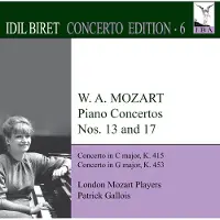 OUTHERE Idil Biret, London Mozart Players, Patrick Gallois - Piano Concertos Nos. 13 And 17 (CD)