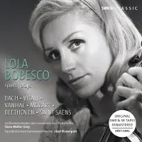 OUTHERE Lola Bobesco, Sinfonie-Orchester Des Süddeutschen Rundfunks, Hans Müller-Kray - Lola Bobesco Plays Bach, Vitali, Vanhal, Mozart, Beethoven, Saint-Saëns (3 CD)