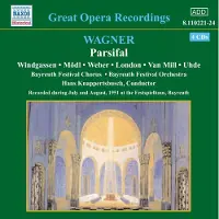 OUTHERE Bayreuther Festspiele Orchestra, Hans Knappertsbusch - Wagner: Parsifal (4 CD) (Remastered)