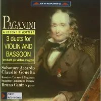 OUTHERE Salvatore Accardo, Claudio Gonella, Bruno Canino - Paganini: Three Duets For Violin And Bassoon (CD)