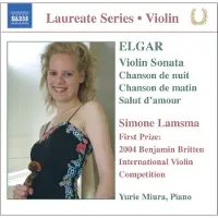 OUTHERE Simone Lamsma & Yurie Miura - Elgar: Violin Sonata | Chanson De Nuit | Chansons de Matin (CD)