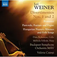 OUTHERE Ditta Rohmann, Felletár Melinda, Budapest Symphony Orchestra, Csányi Valéria - Weiner: Divertimentos Nos. 1 And 2 (CD)