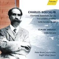 OUTHERE Peter Bruns & Roglit Ishay - Koechlin: Chansons Bretonnes Op.115 | Debussy: Cello Sonata (CD)