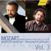 OUTHERE Dmitry Sitkovetsky & Konstantin Lifschitz - Sonatas For Piano & Violin Volume 3 (CD)