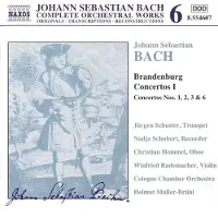 OUTHERE Cologne Chamber Orchestra, Helmut Müller-Brühl - J.S. Bach: Brandenburg Concertos Nos. 1,2,3,6 (CD)