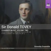 OUTHERE Ormesby Ensemble - Tovey: Chamber Music, Volume Two (CD)
