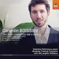 OUTHERE Valentina Seferinova, Ukrainian Festival Orchestra, John McLaughlin Williams - Boissier: Two Piano Concertos and a Sonata (CD)