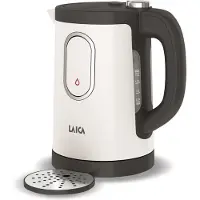 Laica Dubbele Flo, Waterkoker, Grijs, Wit