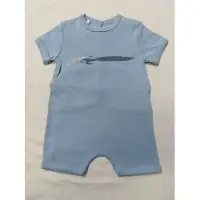 Petit Bateau - Combi kort - Jongens - Bleek blauw - 24 maand 86