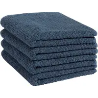 Yumeko Handdoek Katoen 50x100 Blauw - Eco, Bio & Fairtrade