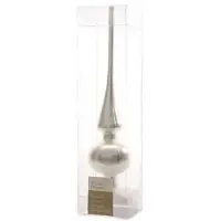 Décoris Piek van glas | mat | zilver | 26cm