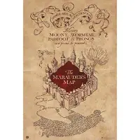 Your Decoration Grupo Erik Harry Potter The Marauders Map Poster 61x91,5cm