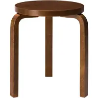 Artek 60 Kruk Walnoot - Krukken Berk Walnut - 28000171