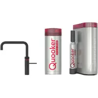 Quooker Fusion Square 5-in-1 kraan met PRO3 reservoir en CUBE Zwart