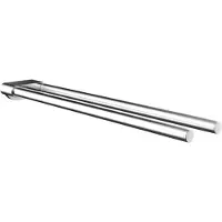 Emco Flow Handdoekhouder 2-Lids Vast 43Cm Chroom 275000143