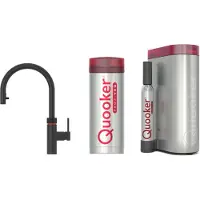 Quooker Cube Flex round zwart met Pro3 reservoir