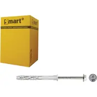 Bahco SMART | Raamplug CB zeskantschroef Ø 10x140 NZN | 25 st SM0RPCN011001403