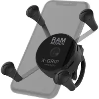 RAM Mount X-Grip Telefoonhouder met laag profiel stuurbasis met tie-rips RAP-460Z-UN7U