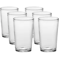 Duralex 6x Drinkglazen/waterglazen transparant Chope 200 ml - Drinkglazen