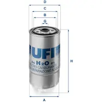 Ufi Brandstoffilter 24.H2O.01