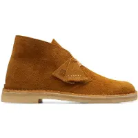 Clarks Men Desert Boot Brown Orange Suede-Schoenmaat 43