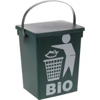 Sans marque Bioafvalbox - groen - 5 liter