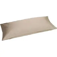 Yumeko Kussensloop Katoen Satijn 40x80 Bruin - Eco, Bio & Fairtrade