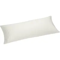 Yumeko Kussensloop Katoensatijn 40x80 Wit - Eco, Bio & Fairtrade