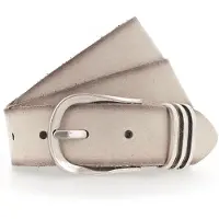Tamaris Leren Riem Classic Velours Belt W105 Dark Vanilla Beige