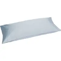 Yumeko Kussensloop Katoensatijn 40x80 Blauw - Eco, Bio & Fairtrade