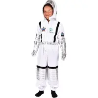 Den Goda Fen Kostüm - Astronautenanzug - Weiß - - 5-6 Jahre (110-116) - Kostüme