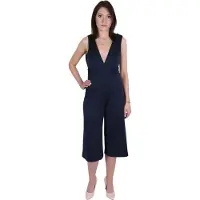 Sarcia.eu Marineblauwe jumpsuit met V-hals - Phoenix + Feather / L