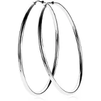 Zinzi zilveren oorringen 55 x 2mm glad ZIO437