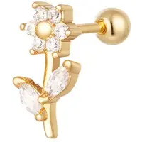 Yehwang Piercing bloem - Goud
